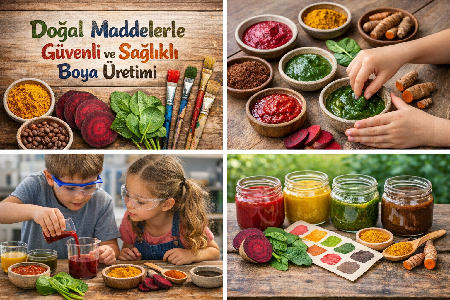 Dogal boya calismasindan sinif ici goruntu